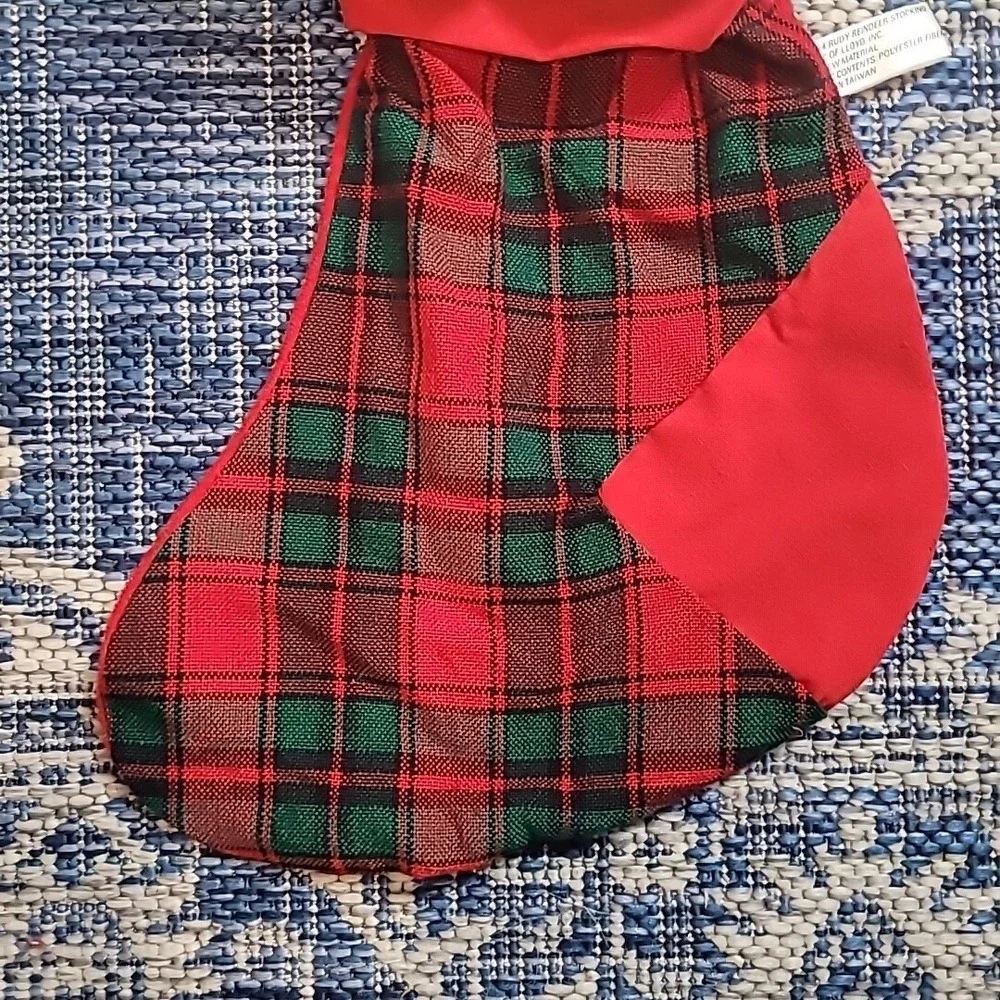 Rudy Reindeer Christmas‎ Stocking Plush 21